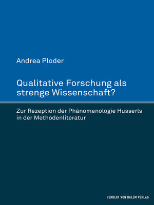 cover image of Qualitative Forschung als strenge Wissenschaft?